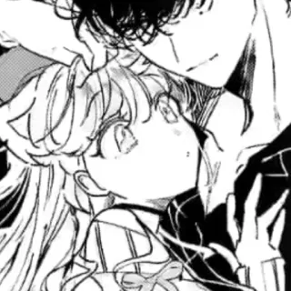 🥺 Anime, Manga, Para, Miłość, Romans, Rysunek, Ilustracja telegram sticker