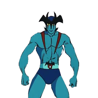 😈 Devilman เดวิลแมน, อนิเมะ, ซูเปอร์ฮีโร่, ปีศาจ, มังงะ telegram sticker