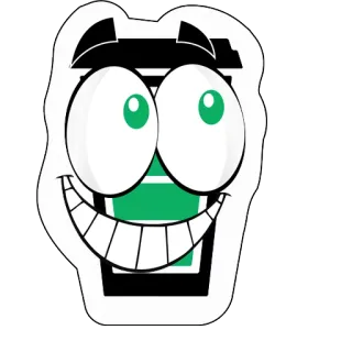 😋 кофе, напиток, мультфильм, напиток, персонаж telegram sticker