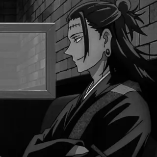 🚬 Suguru Geto Jujutsu Kaisen Anime, Personnage, Geto, Jujutsu Kaisen telegram sticker