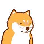😑 犬, 動物, メガネ, 可愛い, 漫画, 柴犬 whatsapp sticker