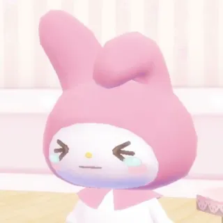 😖 My Melody My Melody, Sanrio, kawaii, słodkie, anime telegram sticker