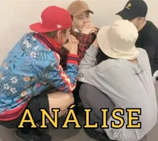 🧐 ANÁLISE Analyse, Text, Leute, Gruppe telegram sticker