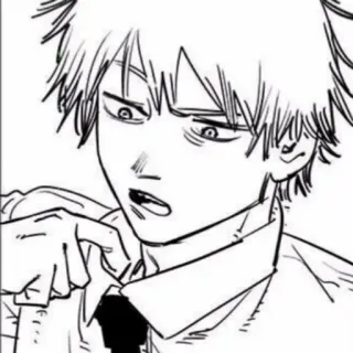 ⛓ Denji Chainsaw Man Anime, Manga, Chainsaw Man, Denji whatsapp sticker