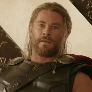 ⚡️ Thor marvel, superheld, gott, chris hemsworth, blond telegram sticker