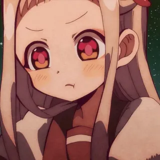 🦄 Nene Yashiro Toilet-bound Hanako-kun Аниме, Манга, Милый, Девушка, Персонаж, Нэнэ Ясиро telegram sticker