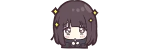 🧸 chibi, anime, girl, cute, manga, kawaii telegram sticker