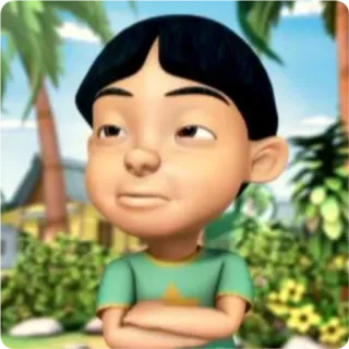 😏 Upin Upin & Ipin Dessin animé, Personnage, Upin & Ipin, Animation whatsapp sticker