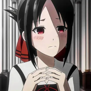 ❤️ Kaguya Shinomiya Kaguya-sama: Love Is War Anime, Kaguya-sama, Love is War, Shinomiya Kaguya, Fofo, Mangá, Japonês whatsapp sticker