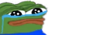 🐸 Pepe the Frog pepe, frog, meme, sad, crying telegram sticker