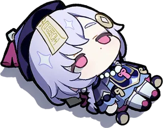 Paimon's Paintings Set :: @line_stickers telegram stickers