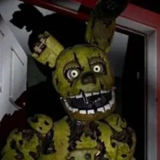 🌟 Springtrap Five Nights at Freddy's horror, animatronic, video game, scary, fnaf telegram sticker