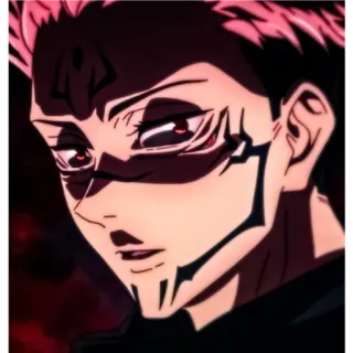 🙂 Ryomen Sukuna Jujutsu Kaisen anime, jujutsu kaisen, sukuna, ryomen sukuna, cursed spirit, manga telegram sticker