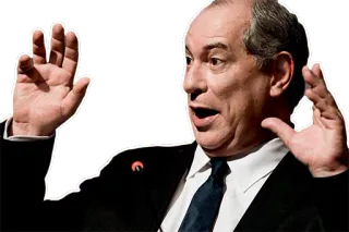 🤷‍♂️ Ciro Gomes politiek, politicus, brazilië, verkiezingen, kandidaat telegram sticker