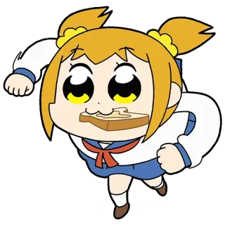 💨 Popuko Pop Team Epic Anime, Manga, Popuko, Pop Team Epic, Cartoon, Japanische Animation, Süß telegram sticker