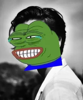 ☁ Pepe the Frog pepe, meme, internet, sapo, desenho animado telegram sticker