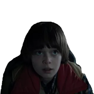 😨 Will Byers Stranger Things stranger things, will byers, netflix, tv show telegram sticker