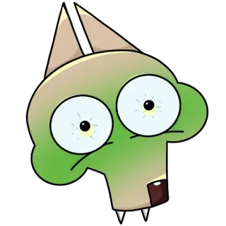 🤢 Dibujo animado, Monstruo, Criatura, Alien, Personaje, Ilustración telegram sticker