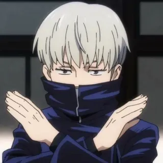 🍲 Toge Inumaki Jujutsu Kaisen Anime, Jujutsu Kaisen, Toge Inumaki, Przeklęte Słowa, Białe Włosy telegram sticker