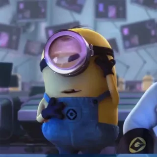 🍌 Minion Despicable Me Minion, Despicable Me, Kartun, Lucu, Imut, Karakter telegram sticker