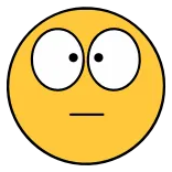 😱 Emoji, Expressie, Kijkogen, Cartoon, Sticker telegram sticker