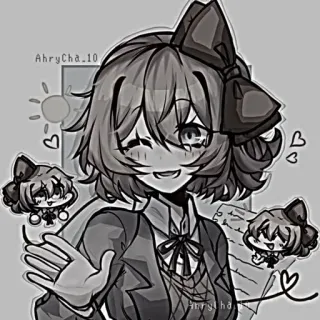 🍓 AhryCha_10 anime, cartoon, cute, girl, manga telegram sticker