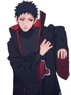 🍭 Obito Uchiha Naruto anime, naruto, obito, uchiha, manga, character telegram sticker