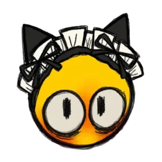 💘 Emoji, Gato, Kawaii, Anime, Meme, Gatito telegram sticker