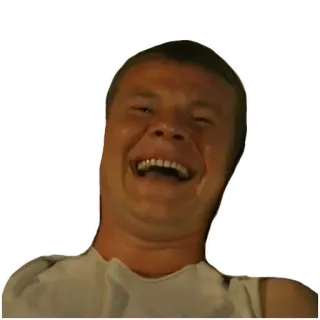 😄 mężczyzna, śmiech, twarz, wyraz, uśmiech telegram sticker