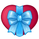 ❤️ corazón, lazo, regalo, amor, San Valentín whatsapp sticker