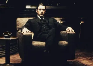 😎 Michael Corleone The Godfather Mafia, Verbrechen, Film, Don, Gangster whatsapp sticker