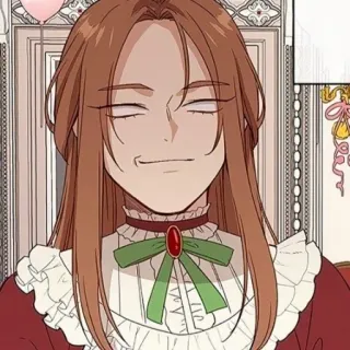👗 personaje, mujer, vestido, manga, anime telegram sticker