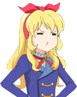 😠 Anime, Mädchen, Cartoon, Süß, Charakter, Wütend whatsapp sticker