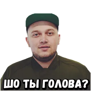 👨 ШО ТЫ ГОЛОВА? telegram sticker