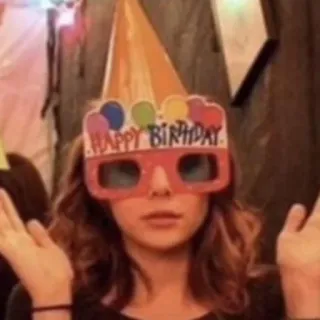 🧋 Happy Birthday birthday, celebration, party, happy birthday, glasses, hat telegram sticker