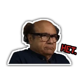 👎 Danny DeVito HET. Danny DeVito, Meme, Schauspieler, Lustig telegram sticker