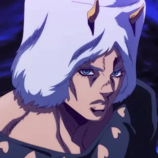 🌊 JoJo's Bizarre Adventure anime, jojo, jojos bizarre adventure, pucchi, enrico pucci, villain telegram sticker