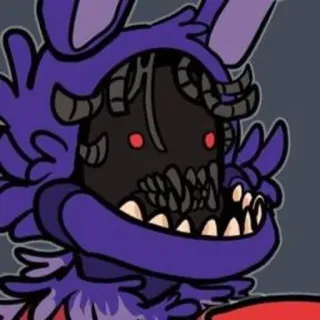 🌟 Bonnie Five Nights at Freddy's animatronique, effrayant, jeu vidéo, horreur, FNAF whatsapp sticker