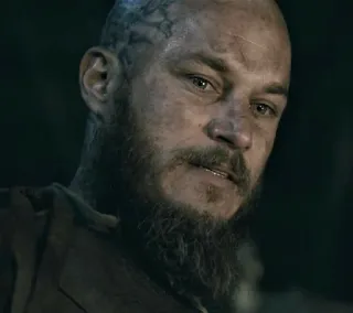 🩸 Ragnar Lothbrok Vikings ラグナル・ロズブローク, ヴァイキング, トラヴィス・フィメル, ヒストリーチャンネル, 歴史ドラマ, 北欧, バイキング, 戦士 telegram sticker