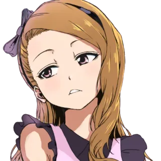 😒 Anime, Gadis, Wanita, Manga, Kartun telegram sticker
