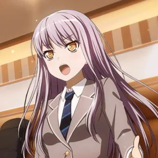 😠 Anime, Chica, Uniforme escolar, Personaje, Manga telegram sticker