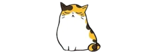 💧 cat, sad, animal, pet, sticker telegram sticker