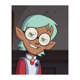 😏 Raine Whispers The Owl House animado, desenho animado, Raine Whispers, The Owl House, personagem, televisão telegram sticker