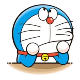 🙄 Doraemon дораэмон, мультфильм, аниме, персонаж, кот, робот telegram sticker