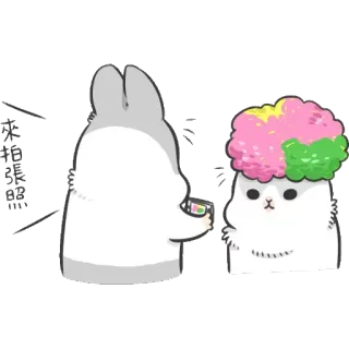 📸 TWITCH.TV/SEALS rabbit, animal, cute, sticker, twitch, art telegram sticker