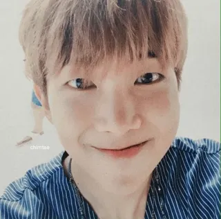 ☺️ chimtae 人物, 自拍, 肖像, 男人, k-pop telegram sticker