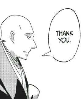 🤍 THANK YOU. Manga, Anime, Glatze, Danke telegram sticker