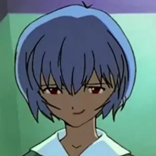 💙Rei Ayanami By:※Flávinha※💙 whatsapp stickers