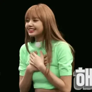 🌿 Lisa lisa, blackpink, kpop, mulher, ídolo, cantora, dançarina telegram sticker