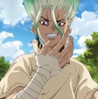 Dr stone //@legacystickers telegram stickers